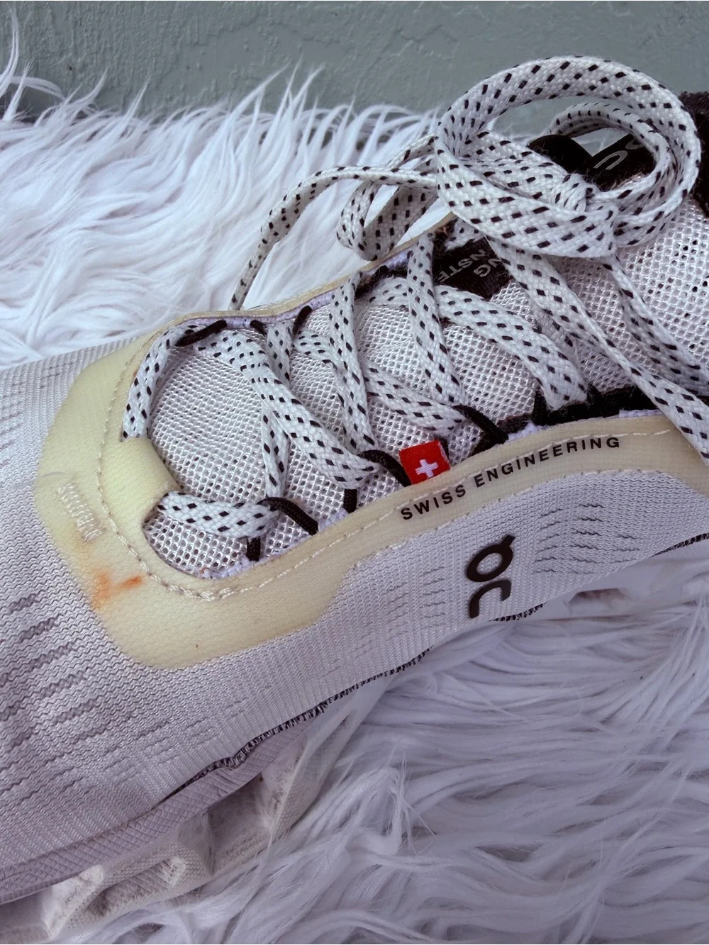 On Running White and Black Women's Sneakers